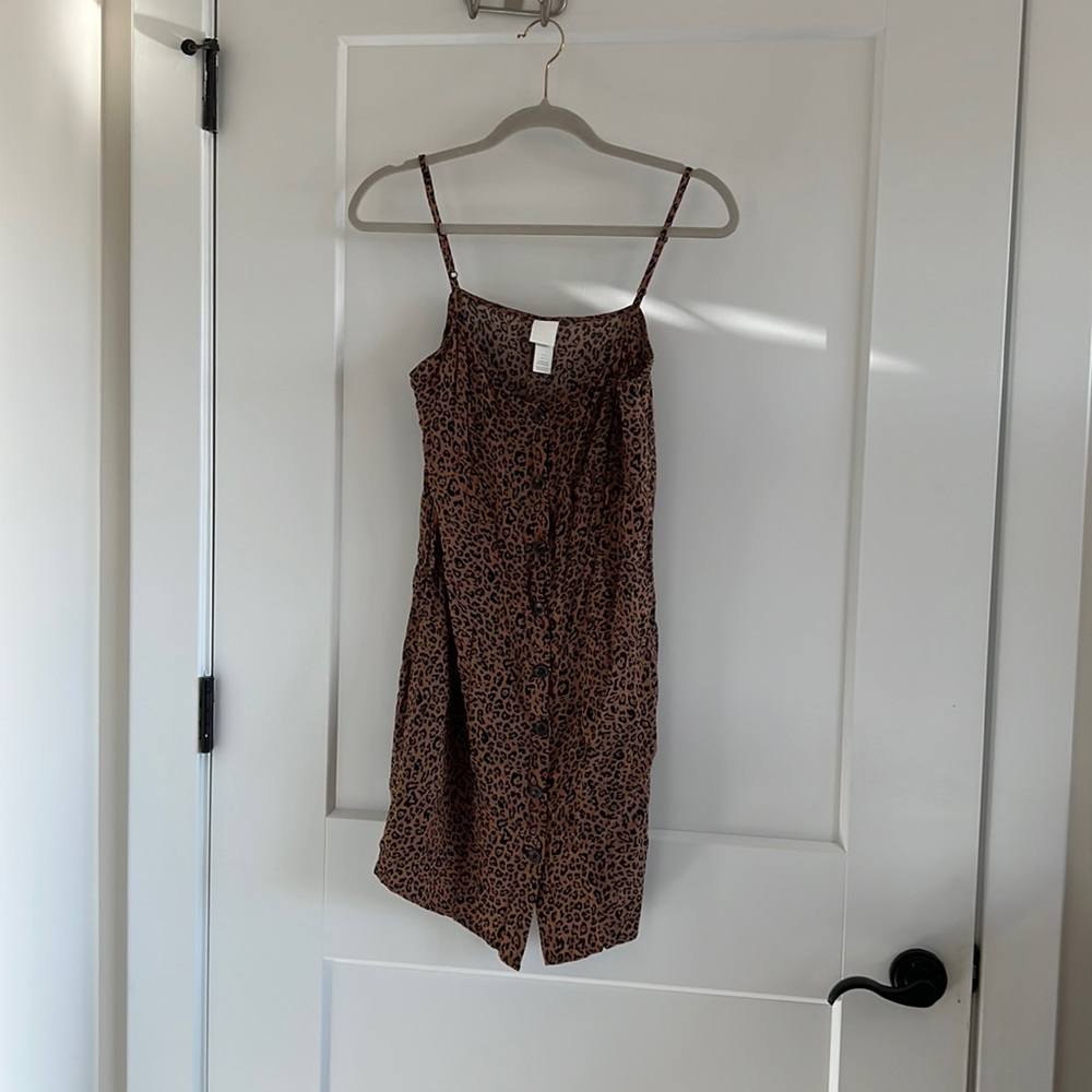 H & M dress leopard print
